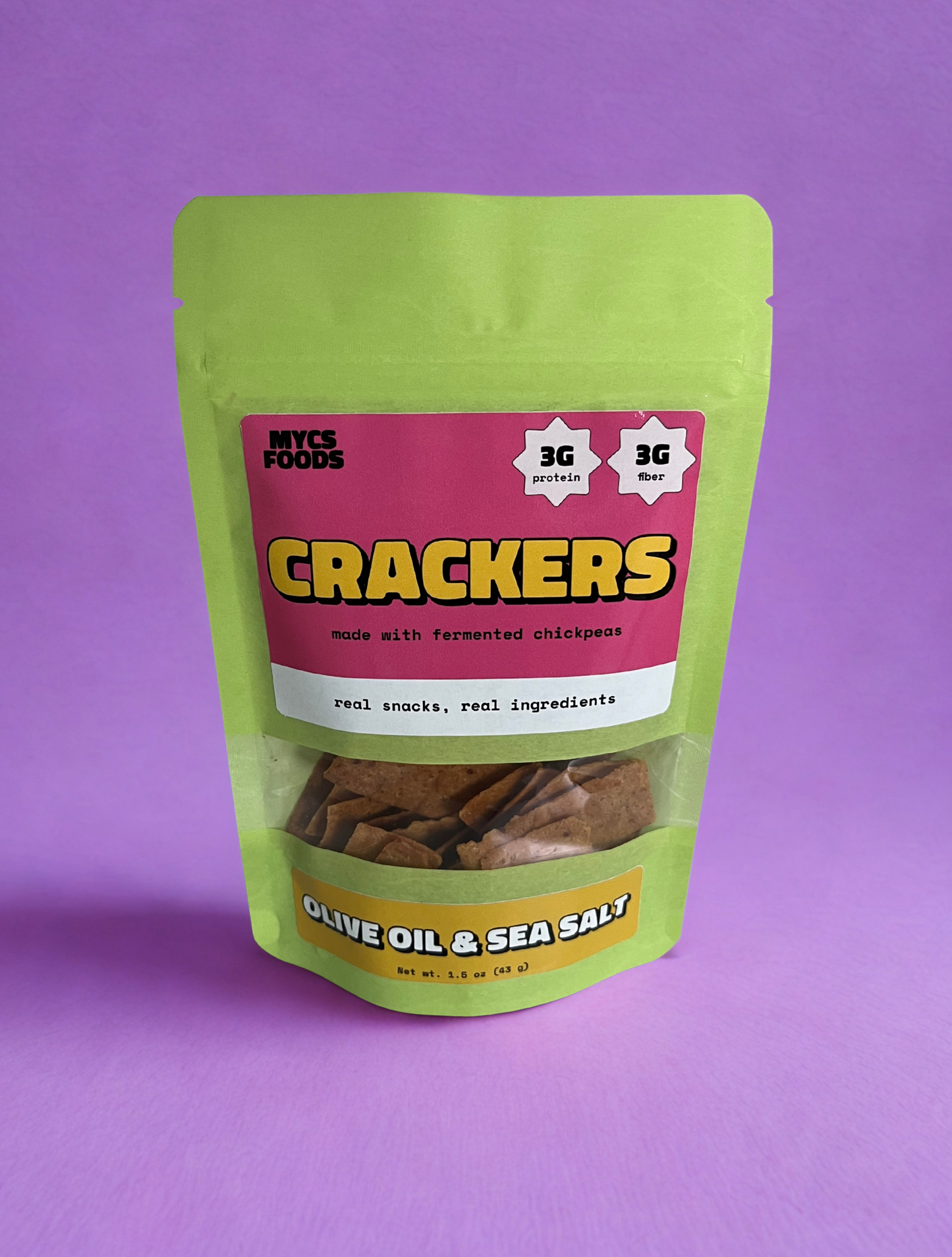 MYCS Crackers - Sea Salt & Olive Oil