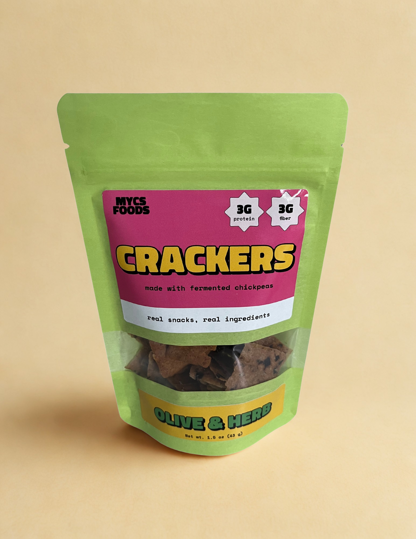 MYCS Crackers - Olive & Herb
